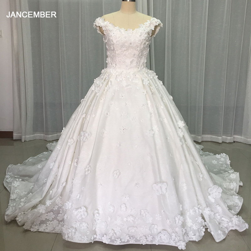 Embroidery Organza - Elegantes, superfeines Hochzeitskleid für die Braut,