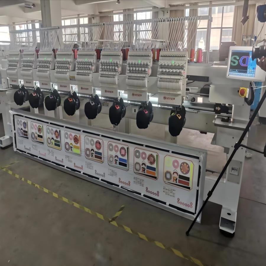 Embroidery Machine Computerized - MFGS 1508 Professionelle 8-Kopf 15-Multi T-Shirt