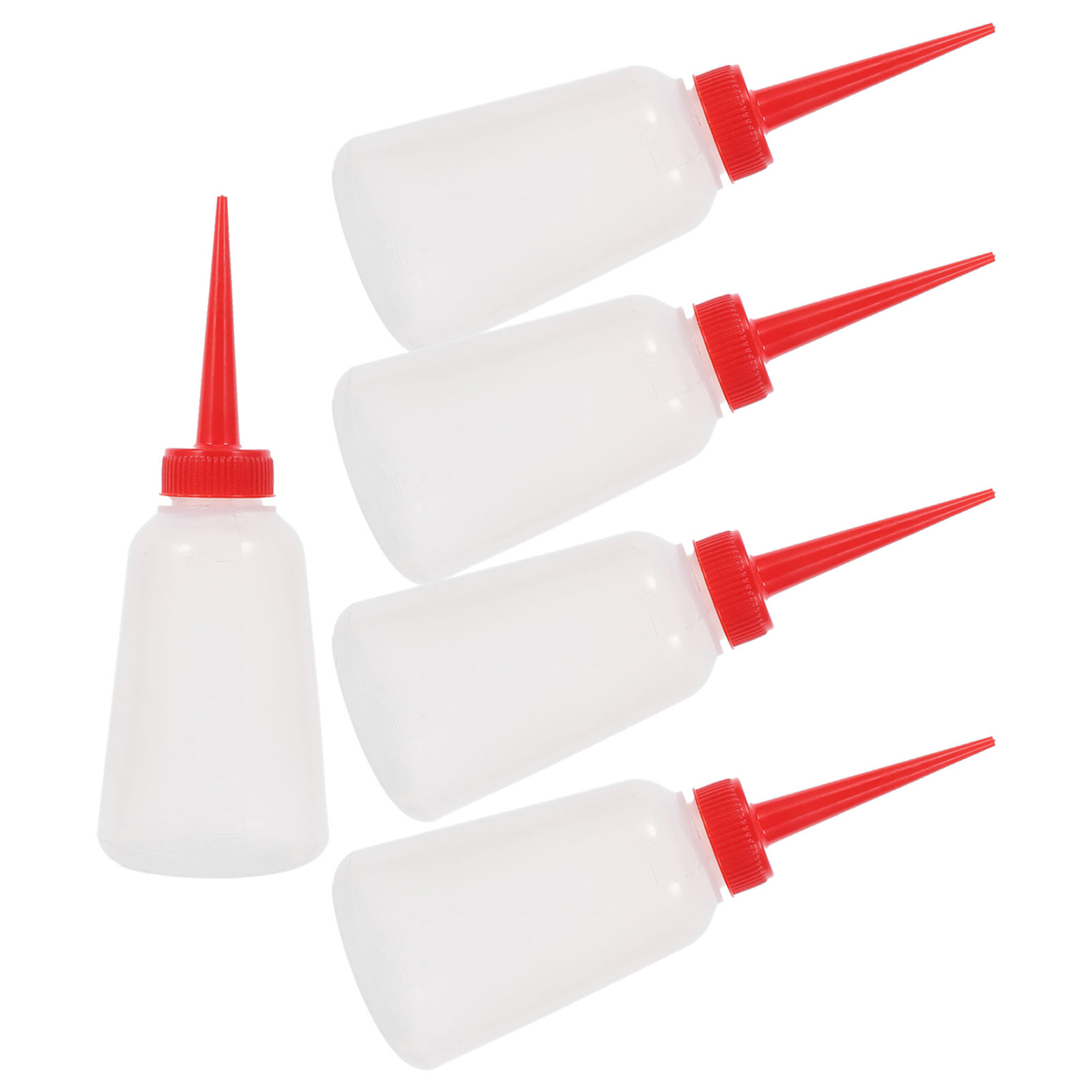 Embroidery Tools - 5 Stück Nähmaschinen-Ölflasche 250ml Kunststoff-Langdüsen-Öler Präziser