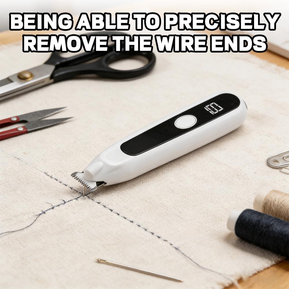 Embroidery Removal - Professioneller Elektrischer Nahttrenner Stickerei-Stichlöser & Fadenentferner-Werkzeug