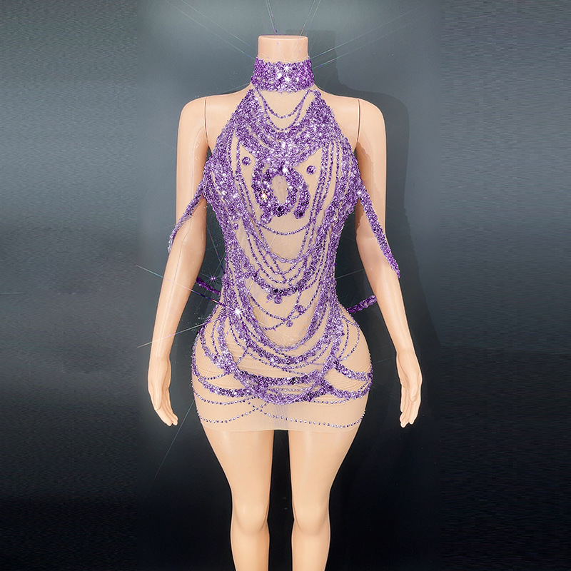 Sexy funkelnde silberne Ballkl – Embroidery Beads Bewertung und Preis