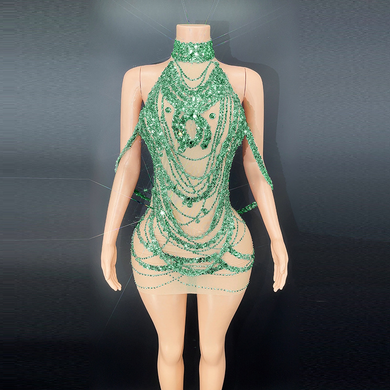 Sexy funkelnde silberne Ballkl – Embroidery Beads Bewertung und Preis