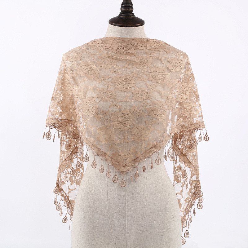 Mode Kirche Schal Spitze Schle – Embroidery Shawl Bewertung und Preis