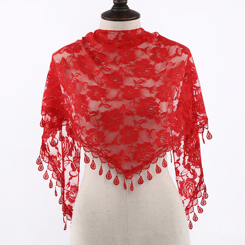 Mode Kirche Schal Spitze Schle – Embroidery Shawl Bewertung und Preis