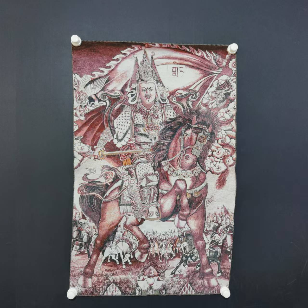 35-Zoll-Thangka-Stickerei, tib – Embroidery Horse Bewertung und Preis