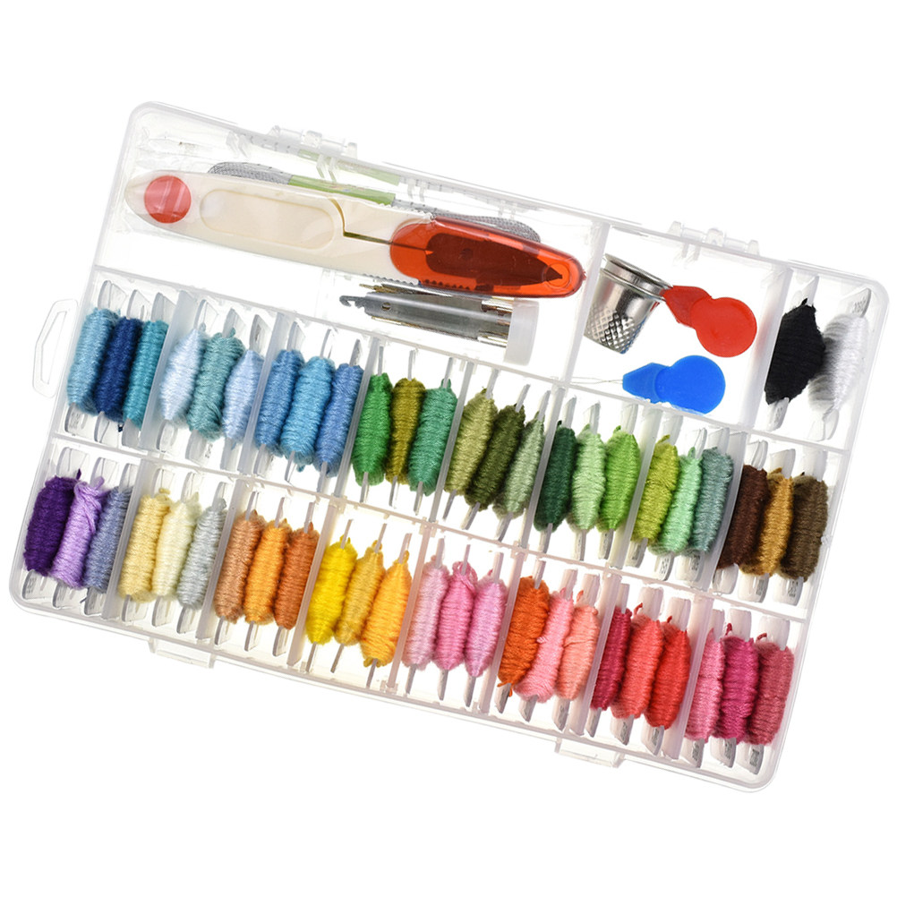 50-teiliges Sortiment Stickere – Embroidery Stitches Bewertung und Preis