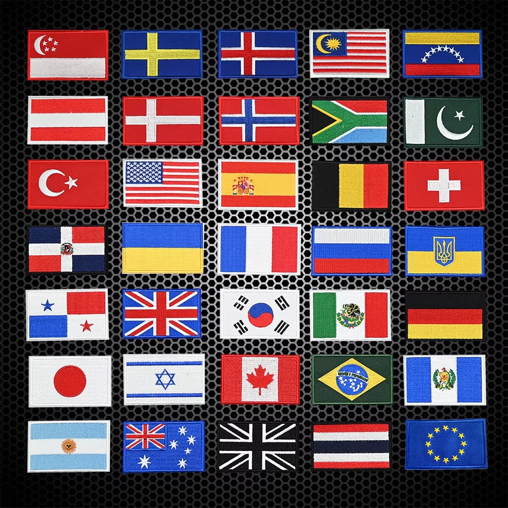 Gestickte Flaggen-Patches USA  – Embroidery In Australia Bewertung und Preis