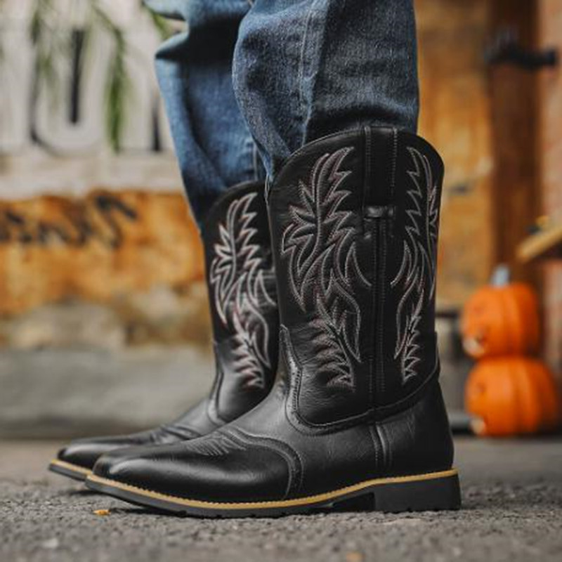 Neue Herren-Stiefel mit Sticke – Embroidery Stitches Bewertung und Preis