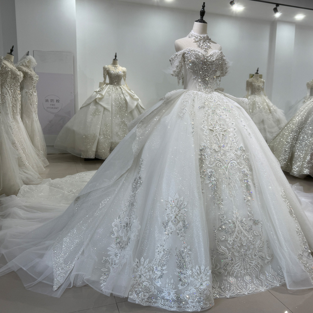 Hochzeitskleider Ballkleid Sch – Embroidery Organza Bewertung und Preis
