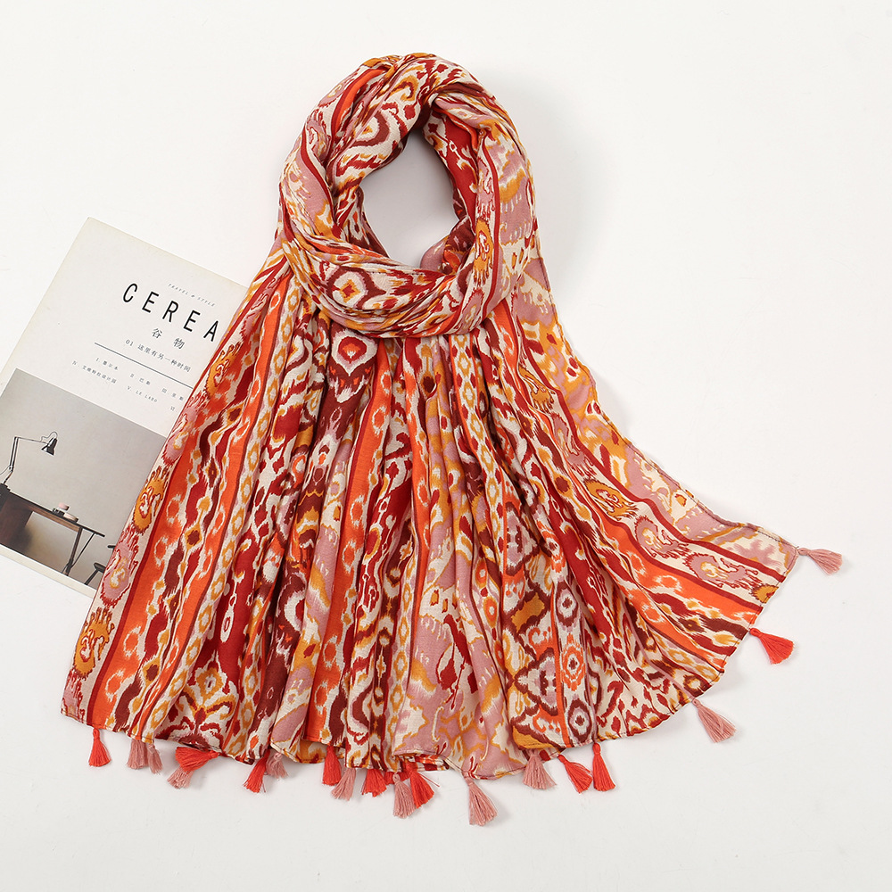 Mode Frühling Sommer Dünne Vis – Embroidery Shawl Bewertung und Preis