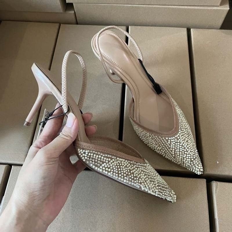 Herbst Luxus Frauen Kleid Pump – Embroidery Beads Bewertung und Preis