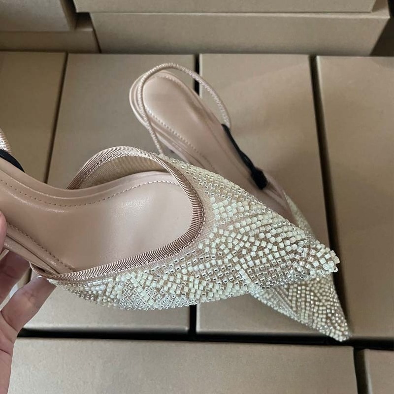 Herbst Luxus Frauen Kleid Pump – Embroidery Beads Bewertung und Preis