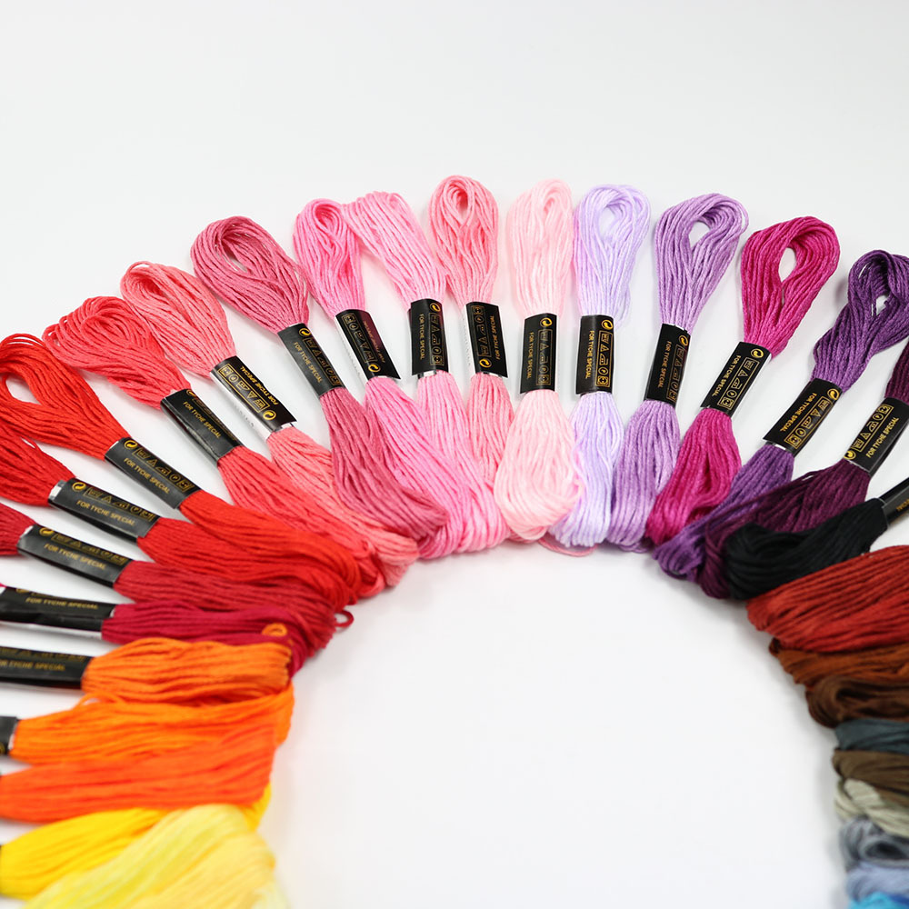 Festes 50-Farben-Kreuzstichgar – Embroidery Stitches Bewertung und Preis