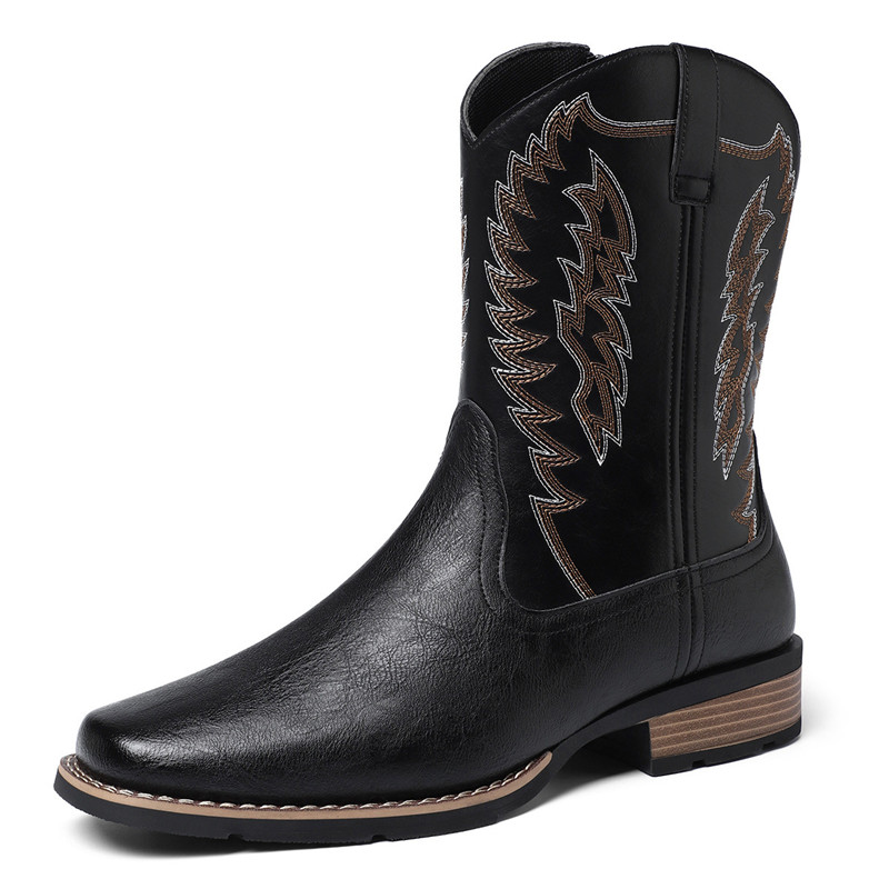 Luxuriöse Herrenstiefel mit St – Embroidery Stitches Bewertung und Preis