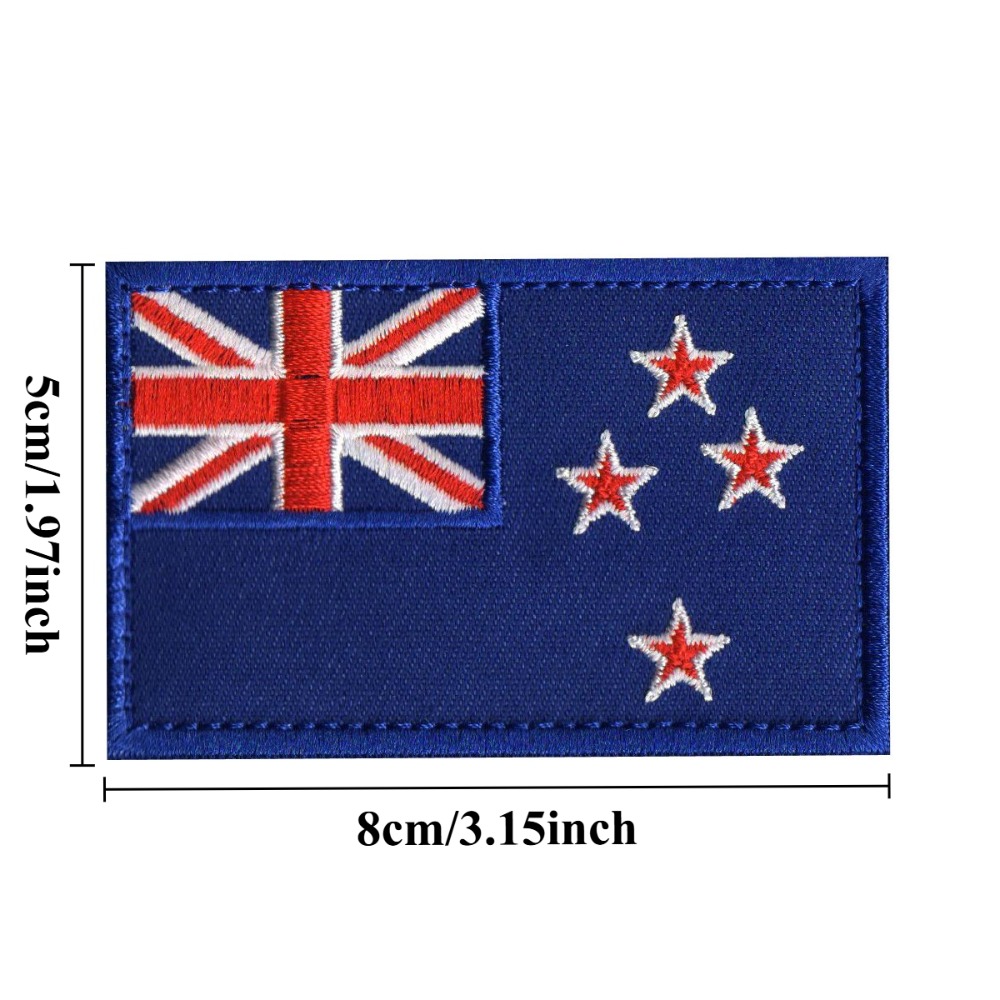 8*5cm Neuseeland Australien Fl – Embroidery In Australia Bewertung und Preis
