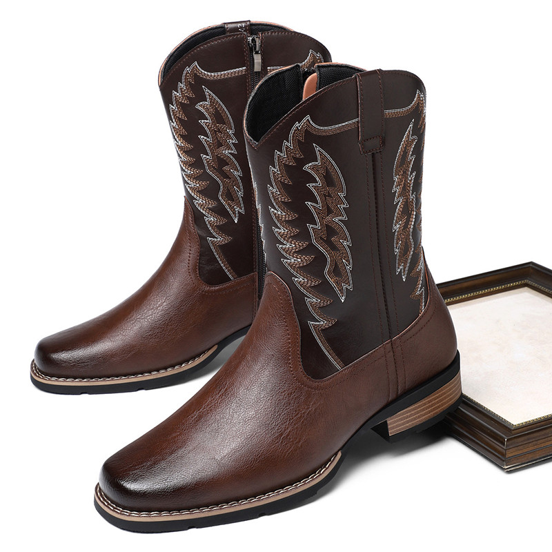 Herren Hohe Stiefel mit Sticke – Embroidery Stitches Bewertung und Preis