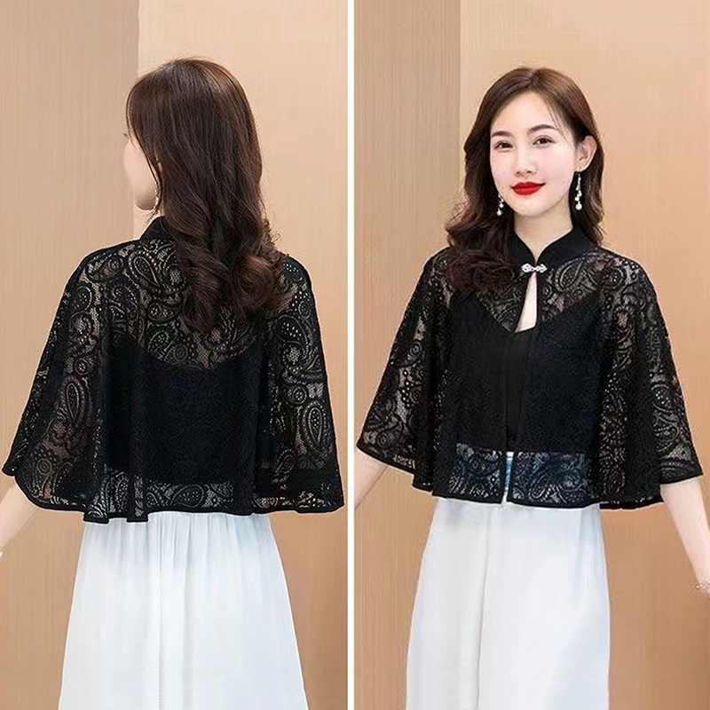 Frühling Sommer Schal-Mantel D – Embroidery Shawl Bewertung und Preis