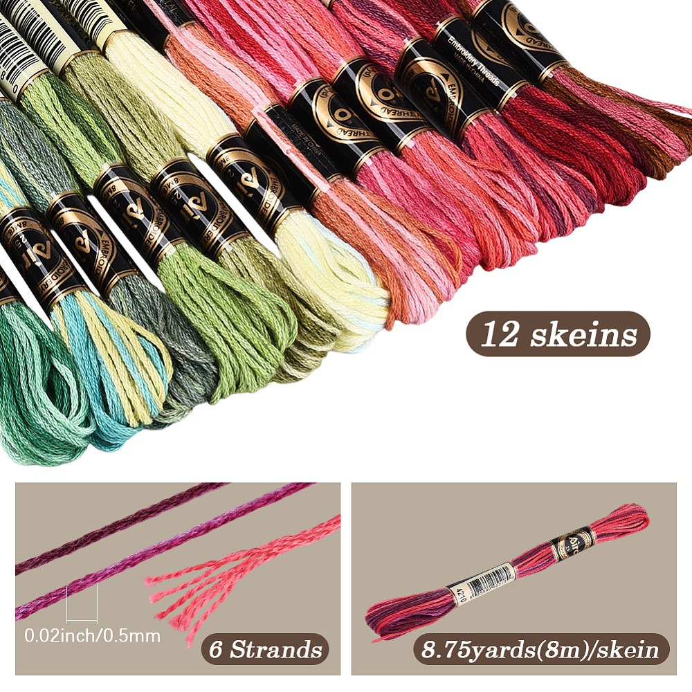 105 Yards Stickgarn 6-fädig Me – Embroidery Thread Bewertung und Preis