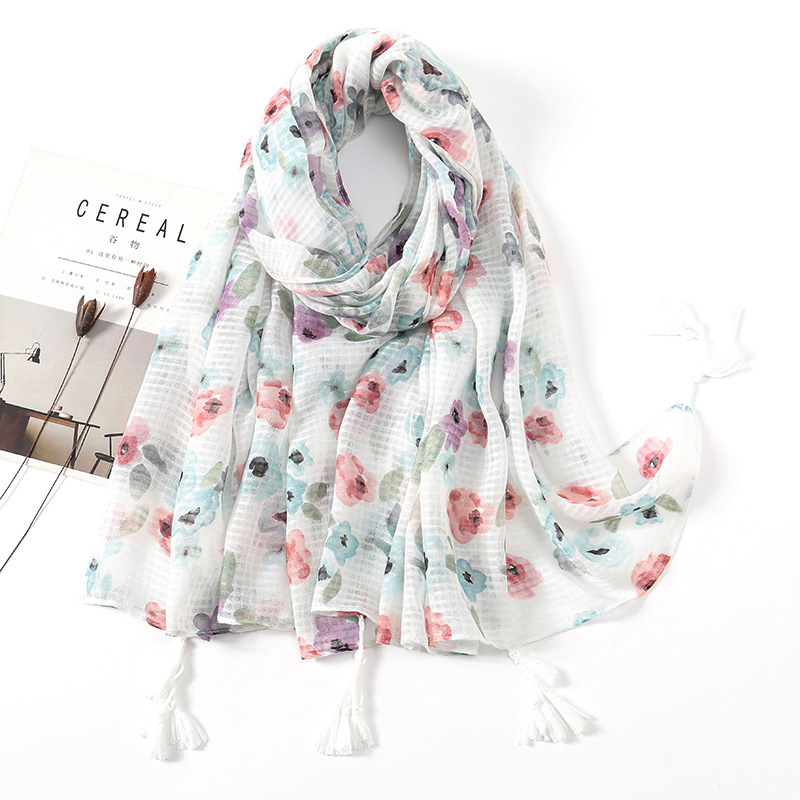2025 mode Luxus Blütenblatt Fl – Embroidery Shawl Bewertung und Preis