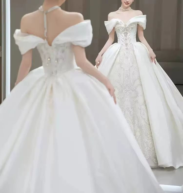 Schicke Hochzeitskleider mit O – Embroidery Beads Bewertung und Preis