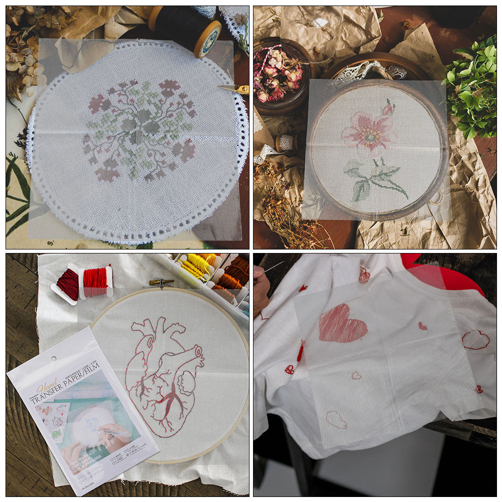 8-teiliges Wasserlösliches Sti – Embroidery Paper Bewertung und Preis